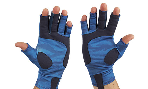 Перчатки летние Nautilus spf50 lite gloves pro цв. dark blue р-р.  M/L