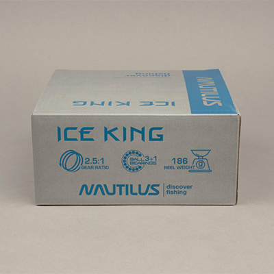 Катушка зимняя Nautilus Ice King White